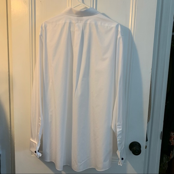 NWOT Brooks Brothers Stretch Regular-Fit Dress Shirt, Ainsley Collar French Cuff - Picture 8 of 10